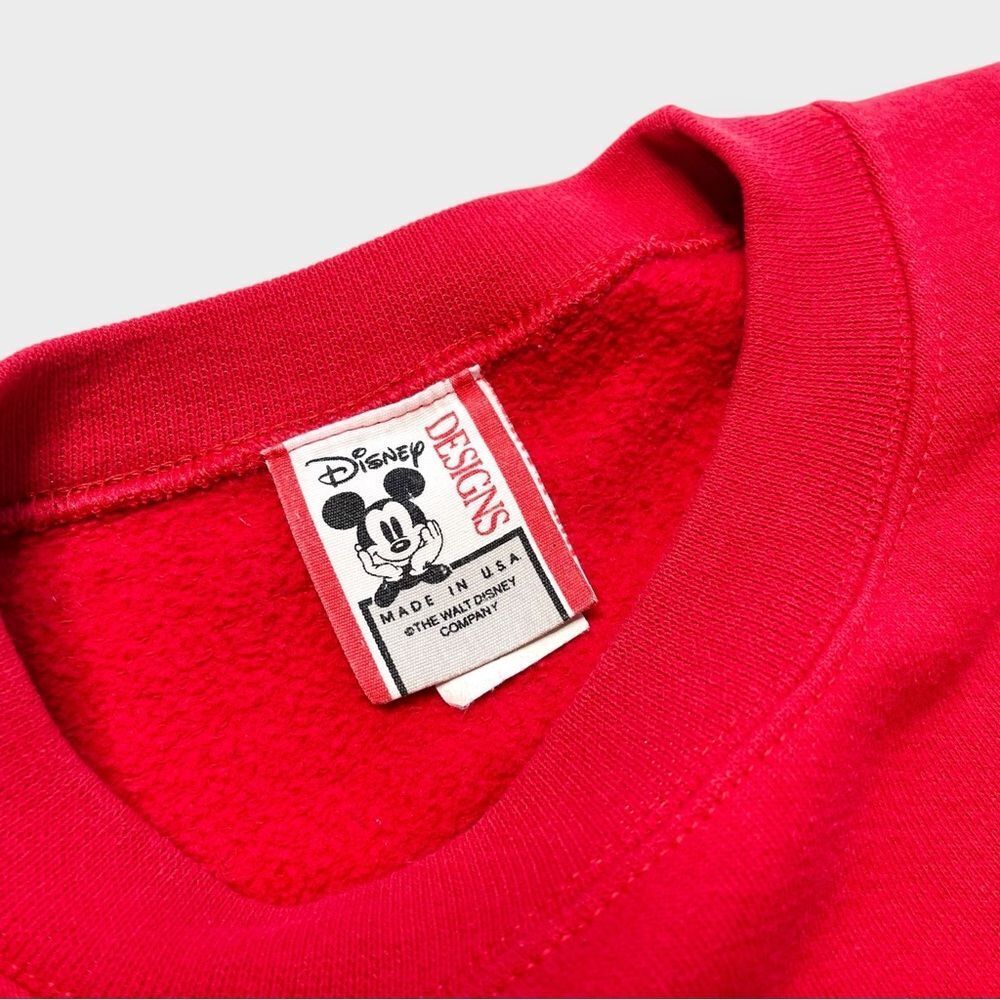 Vtg 90s Disney Designs Mickey Mouse Art Sketch Sweatshirt, USA M Disneyland - Picture 4 of 4